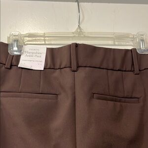 Talbots Brown Hampshire Ankle Pants